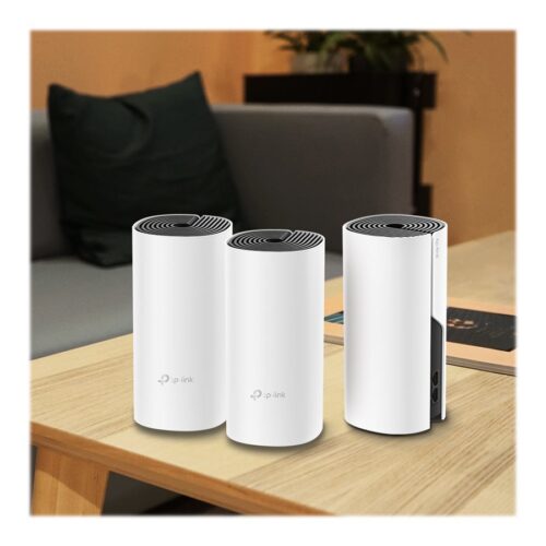 TP-LINK AC1200 Whole-Home Mesh Wi-Fi System Qualcomm CPU 867Mbps at 5GHz+300Mbps at 2.4GHz 2 Gigabit Ports 2 internal antennas