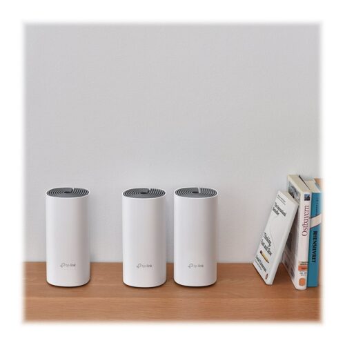 TP-LINK AC1200 Whole-Home Mesh Wi-Fi System Qualcomm CPU 867Mops at 5GHz+300Mops at 2.4GHz 2 10/100Mops Ports 2 internal antennas