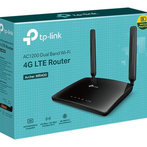 TP-LINK AC1200 Wireless Dual Band 4G LTE Router build-in 4G LTE modem support LTE-FDD/LTE-TDD/DC-HSPA+/HSPA+/HSPA/UMTS/EDGE/GPRS/GSM