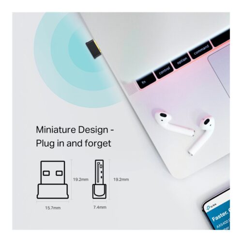 TP-LINK AC600 Nano Dual Band Wi-Fi Bluetooth 4.2 USB Adapter