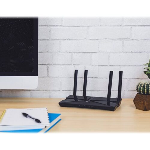 TP-LINK Archer AX1500 Wi-Fi 6 Router Broadcom 1.5GHz Tri-Core CPU 1201Mbps at 5GHz+300Mbps at 2.4GHz 5 Gigabit Ports