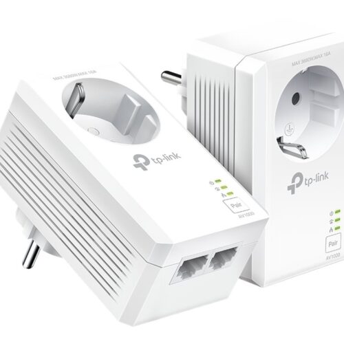 TP-LINK AV1000 2-Port Gigabit Passthrough Powerline Starter Kit