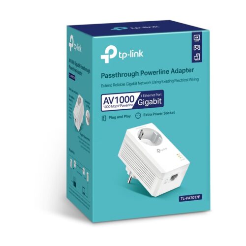 TP-LINK AV1000 Gigabit Passthrough Powerline Adapter