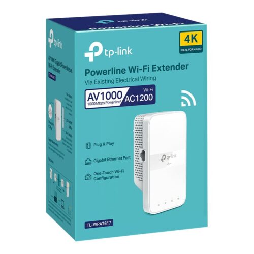 TP-LINK AV1000 Gigabit Powerline AC1200 Wi-Fi Extender (1 CPL)