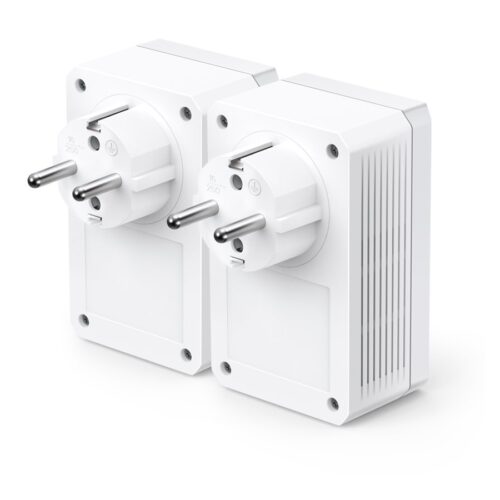TP-LINK AV1000 Passthrough Powerline KIT Broadcom 1 Gigabit Port