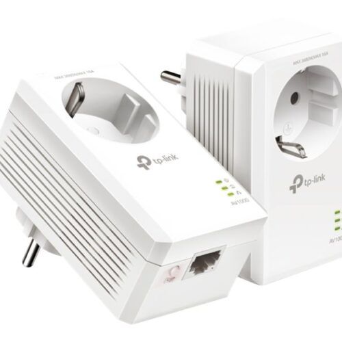 TP-LINK AV1000 Passthrough Powerline KIT Broadcom 1 Gigabit Port