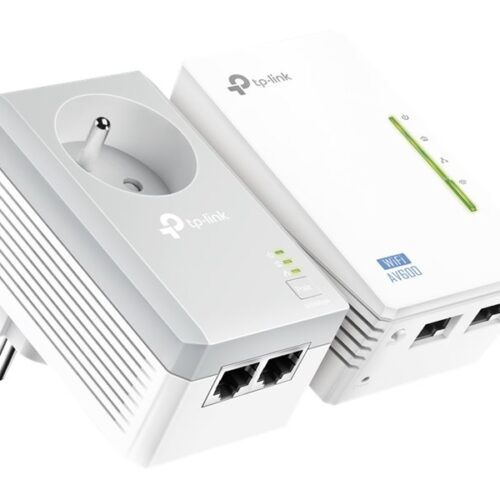 TP-LINK AV500 2-port Powerline WiFi Extender KIT including 1 TL-WPA4220  and 1 TL-PA4025P 500Mbps Powerline datarate 300Mbps