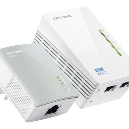 TP-LINK AV500  300Mbps 2-port Wireless Powerline Extender KIT including 1 TL-WPA4220 1 TL-PA4010 500Mbps Powerline Plug and Play