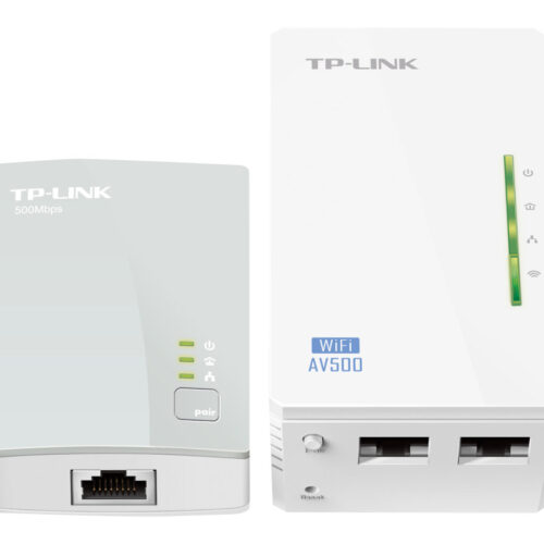 TP-LINK AV500  300Mbps 2-port Wireless Powerline Extender KIT including 1 TL-WPA4220 1 TL-PA4010 500Mbps Powerline Plug and Play