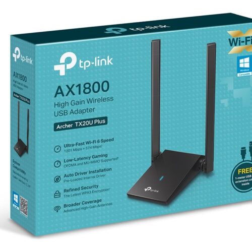 TP-LINK AX1800 High Gain Dual Band Wi-Fi 6 USB Adapter