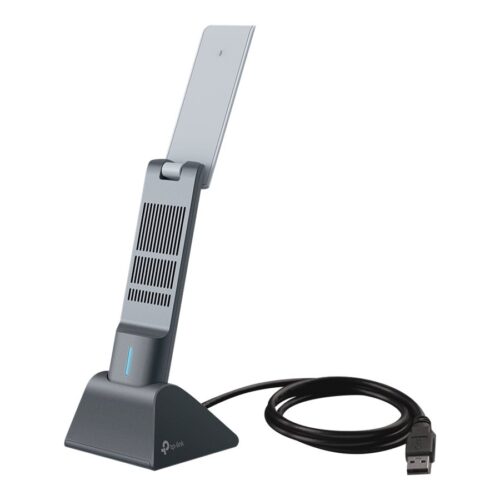 TP-LINK AX1800 High Gain Dual Band Wi-Fi 6 USB Adapter 1201Mbps at 5GHz + 574Mbps at 2.4GHz High Gain External Antennas USB 3.0