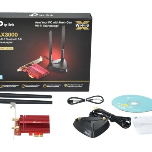 TP-LINK AX3000 Wi-Fi 6 Bluetooth 5.0 PCIe Adapter