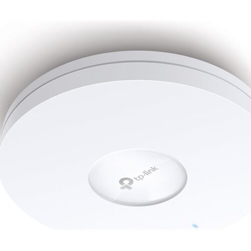 TP-LINK AX5400 Ceiling Mount Dual-Band Wi-Fi 6 Access Point 1×2.5Gbps RJ45 Port 574Mbps at 2.4GHz + 4804Mbps at 5GHz 802.3at POE