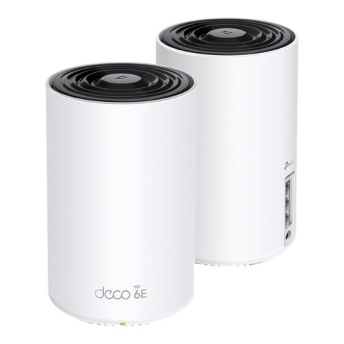 TP-LINK AXE5400 Whole Home Mesh Wi-Fi 6E System Tri-Band 574Mbps at 2.4GHz + 2402Mbps at 5GHz + 2402Mbps at 6GHz 4xInternal Antennas