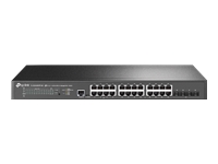 TP-LINK JetStream 24Port 2.5GBASE-T and 4-Port 10GE SFP+ L2+ Managed Switch with 16-Port PoE+ and 8-Port