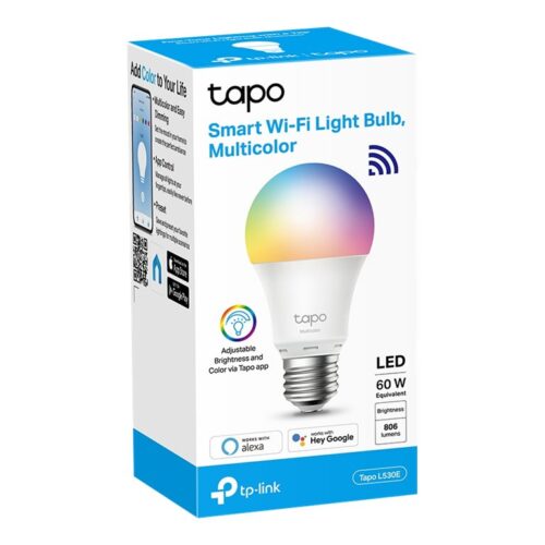 TP-LINK L530E Smart WiFi LED bulb Multicolor 2.4GHz IEEE 802.11b/g/n E27 8.7W 2500K