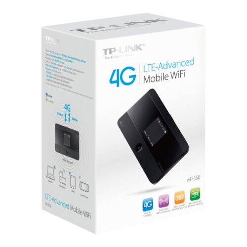 TP-LINK M7350 – Point daccès mobile Routeur — 4G LTE – 150 Mbits/s – 802.11n