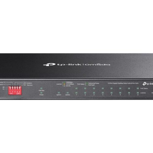 TP-LINK Omada 10-Port Gigabit Desktop Switch with 8-Port PoE+