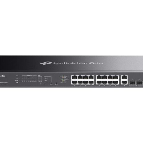 TP-LINK Omada 20-Port Gigabit Easy Managed Switch with 16-Port PoE+ 16x Gigabit PoE+ Ports 2x Gigabit Non-PoE Ports