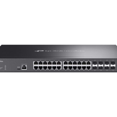 TP-LINK Omada 24-Port 10GBASE-T L2+ Managed Switch with 8 10GE SFP+ Slots