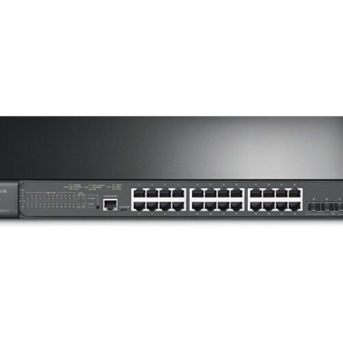 TP-LINK Omada 24-Port PoE+ Gigabit L2+ Managed Switch with 4 10GE SFP+ Slots