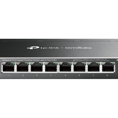 TP-LINK Omada 8-Port Gigabit Desktop Switch with 8-Port PoE+