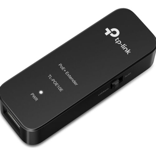 TP-LINK Omada Fast Ethernet PoE+ Extender 1x 10/100 Mbps RJ45 PoE IN Port 1x 10/100 Mbps RJ45 PoE OUT Port