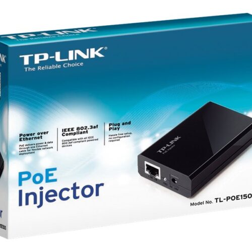 TP-LINK PoE Injector Adapter IEEE 802.3af Compliant