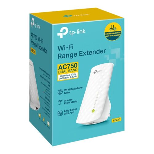 TP-LINK RE220 AC750 WiFi Range Extender