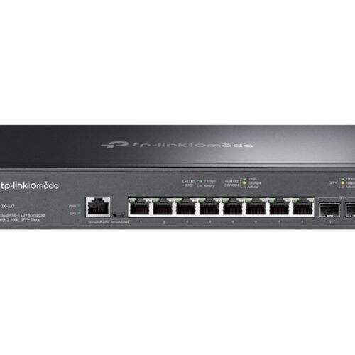 TP-LINK SG3210X-M2 Omada 8-Port 2.5GBASE-T L2+ managed Switch 8x 2.5G 2x 10G SFP+ 1x RJ45/Micro-USB Console Port