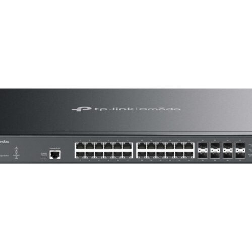 TP-LINK SX3832MPP Omada 32-Port 10GE L2+ Managed Switch 24x 10G RJ45 PoE++ Ports 8x 10G SFP+ Slots