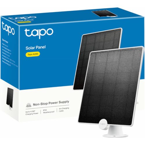 TP-LINK Tapo A200 Solar Panel Non-Stop Solar Power-Captures Free Clean Solar Energy