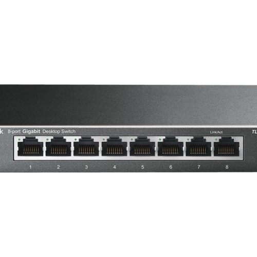 TP-LINK TL-SG108S 8-Port Desktop Gigabit Ethernet Switch Steel Case