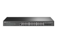 TP-LINK TL-SG3428X-UPS JetStream 24-Port Gigabit L2+ Managed Switch with 4 10GE SFP+ Slots and UPS Power Supply