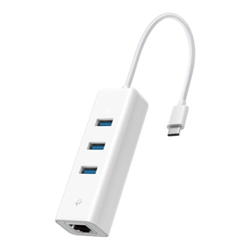 TP-LINK UE330C USB 3.0 Type-C to Gigabit Ethernet Network Adapter with 3-Port USB 3.0 Type-A Hub