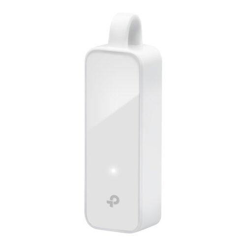 TP-LINK USB 3.0 to Gigabit Ethernet Adapter, 1 port USB 3.0 connector and 1 port Ethernet port