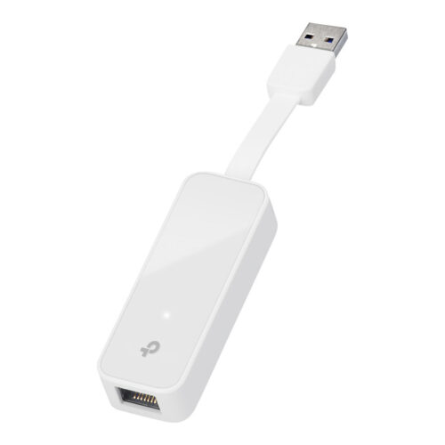 TP-LINK USB 3.0 to Gigabit Ethernet Adapter, 1 port USB 3.0 connector and 1 port Ethernet port