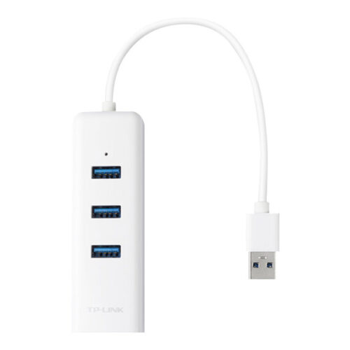 TP-LINK USB 3.0 to Gigabit Ethernet Network Adapter 3-Port USB 3.0 Hub 1 USB 3.0 connector 1 Gigabit Ethernet port 3 USB 3.0 ports