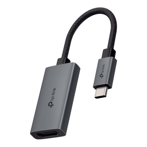 TP-LINK USB Type-C to HDMI Adapter 1x USB-C Connector 1x HDMI 4K 60Hz Port Plug and Play Fast Heat Dissipation