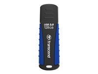 TRANSCEND 128Go Clé USB 3.1 Gen 1 – Antichoc Bleu marine