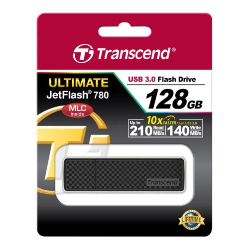 TRANSCEND 128Go Clé USB USB3.1 Gen 1- Haute Performance/ Endurance puce MLC