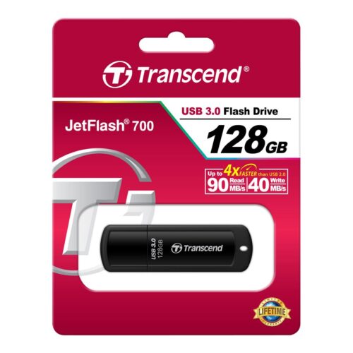 TRANSCEND 128Go JETFLASH 700 USB 3.0 black