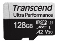 TRANSCEND 128Go microSD w/ adapter UHS-I U3 A2