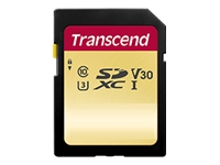 TRANSCEND 128Go UHS-I U3 Carte SD puce MLC pour appareil photo Reflex