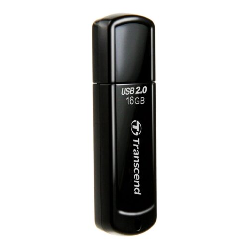 TRANSCEND 16Go Clé USB 2.0 – Noir