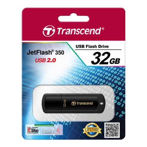 TRANSCEND 32Go Clé USB 2.0 – Noir