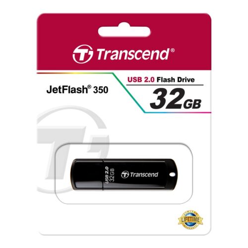 TRANSCEND 32Go Clé USB 2.0 – Noir