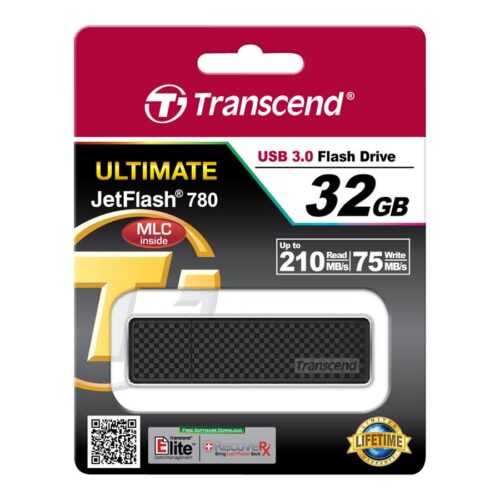 TRANSCEND 32Go Clé USB USB3.1 Gen 1- Haute Performance/ Endurance puce MLC