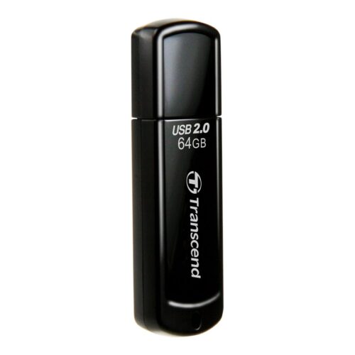 TRANSCEND 64Go Clé USB 2.0 – Noir