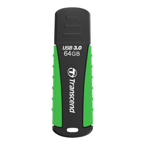 TRANSCEND 64Go Clé USB 3.1 Gen 1 – Antichoc Vert